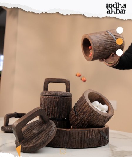 طقم سكريات مع صنية دائرية (AFRICANO 7)