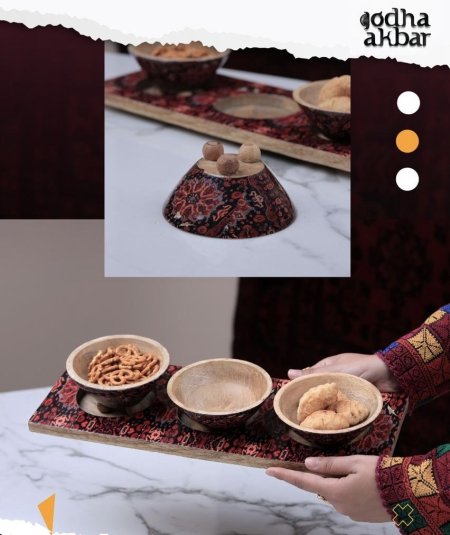  طقم مكسرات 3 صحون وصنتيهم AFGANI 36