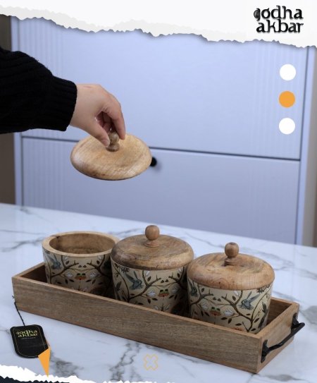 طقم سكريات مع صنية(HODU 1)